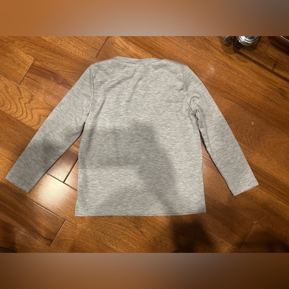 Gray Long Sleeve Shirt with Race Car Design - Picture 2 of 3